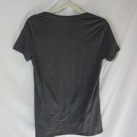 L.A. Angels MLB Team Baseball T Shirt Charcoal Gray Logo Women's Size Small NWT - Picture 6 of 6